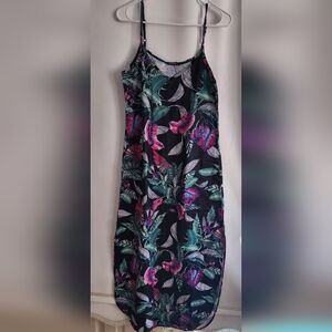 Women's Camdori Maxi Sleeveless Split Beach Long Cami Dress Loose Pockets  NWOT